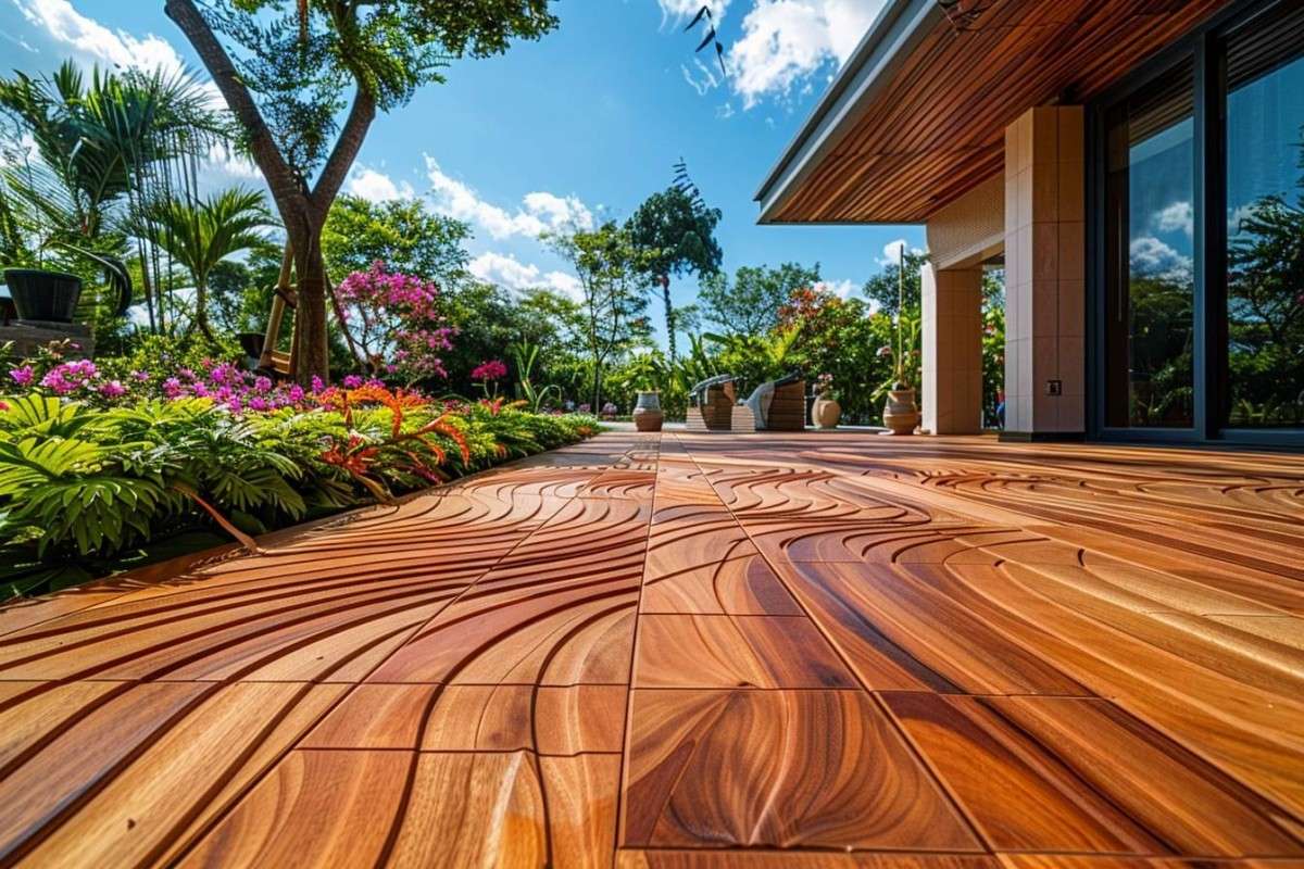 Terrasse En Bois Exotique