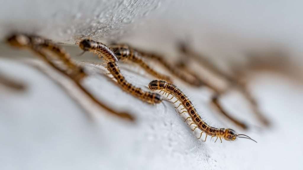 Larves de mites au plafond : comment s'en débarrasser ?