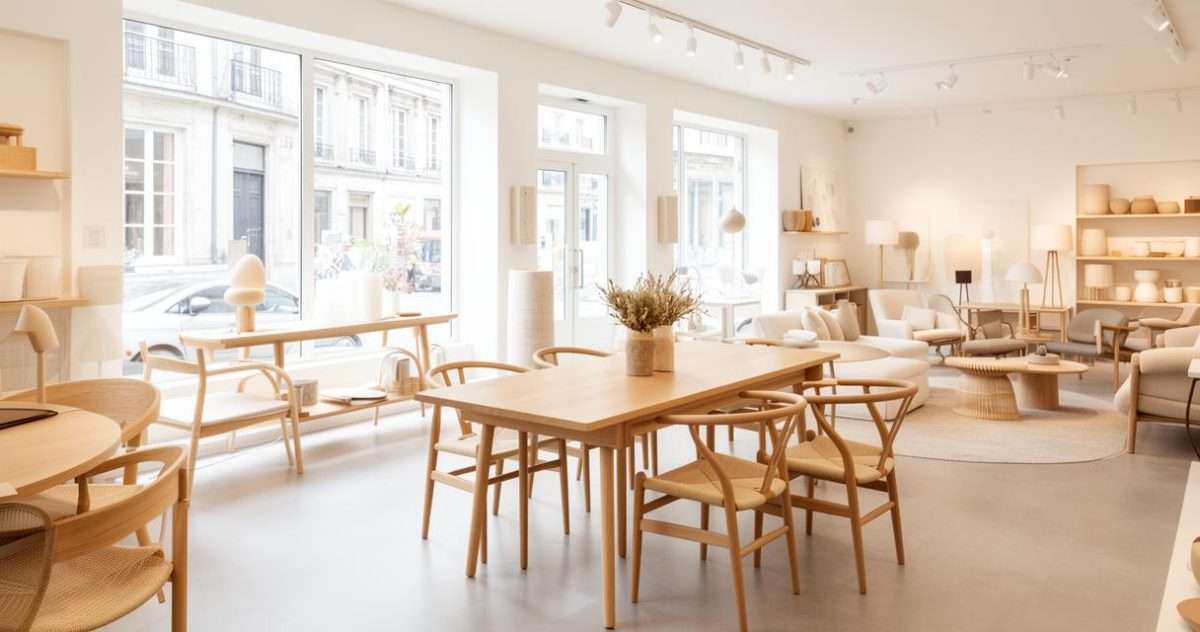 Le centre-ville de Rennes et ses boutiques d'ameublement sur mesure