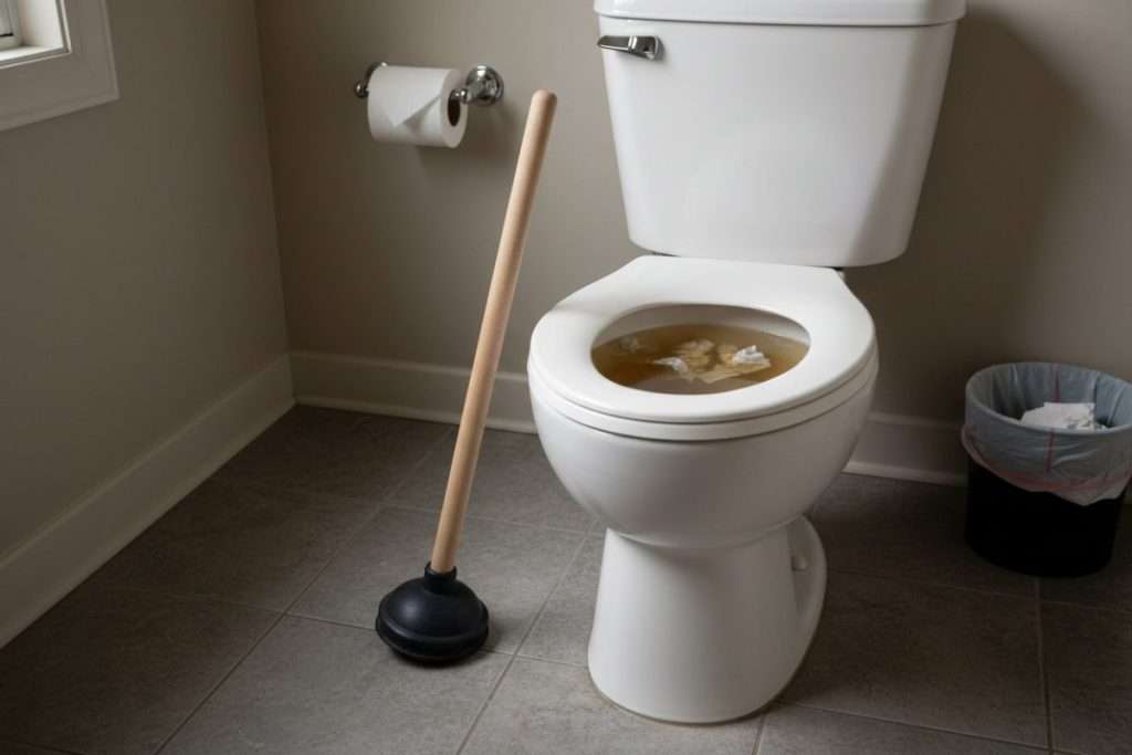 Comment déboucher des toilettes sans ventouse