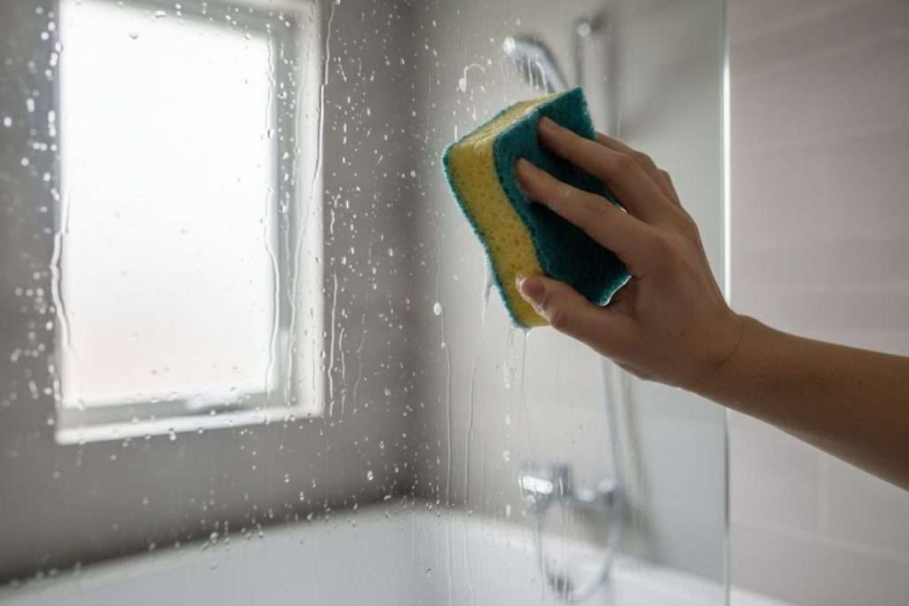 Comment nettoyer une paroi de douche en plexiglas